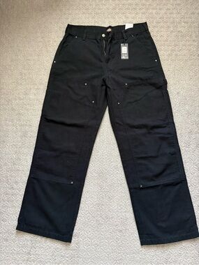 Dickies Men's Black Woven Duck Pant